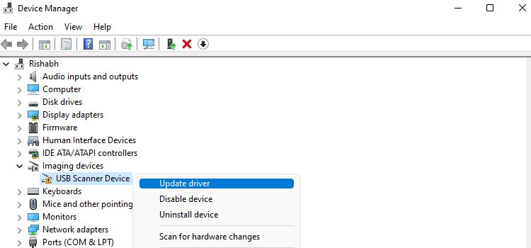 Windows Device Manager 