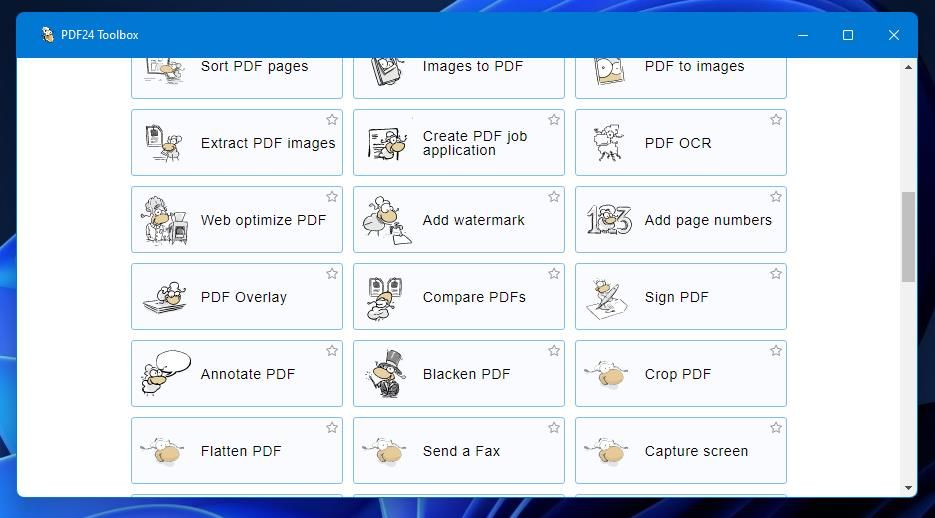 خيار التنقل في PDF التوضيحي 