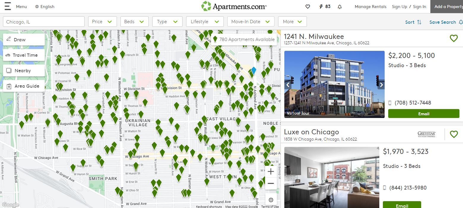 لقطة شاشة لـ Apartments com Home Search 