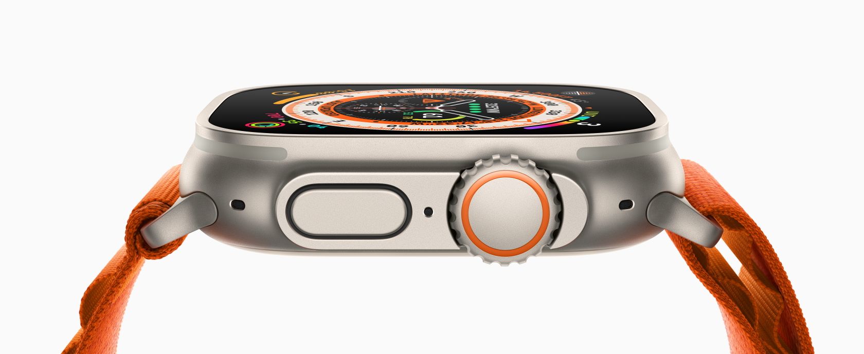 عرض جانبي لـ Apple Watch Ultra 