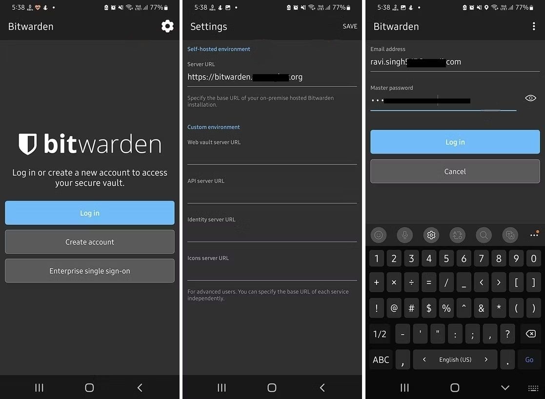 إضافة bitwarden إلى أجهزة android ios الخاصة بك 