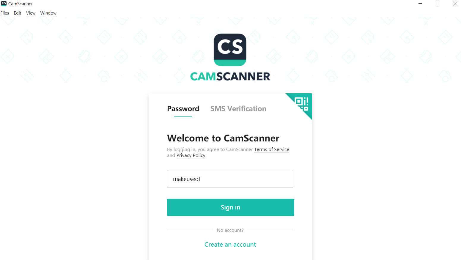 لقطة شاشة لتطبيق سطح المكتب CamScanner 