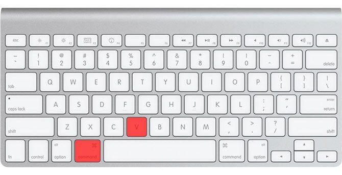 Apple Smart Keyboard Cmd V 