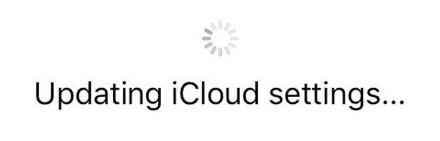 تحديث شاشة إعدادات iCloud 