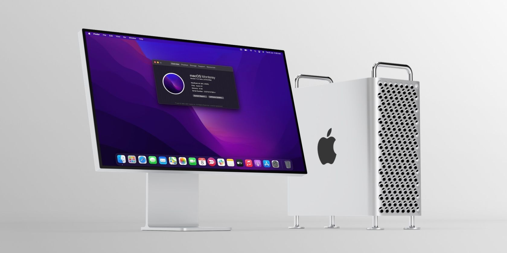 Mac Pro يعمل بنظام macOS Monterey 