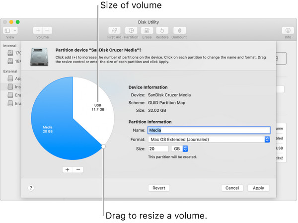 إنشاء قسم Windows على Mac 