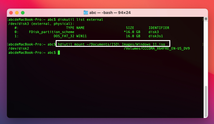 Mount ISO File Mac Terminal 