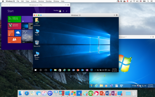 Windows 10 Virtual Machine على Mac 