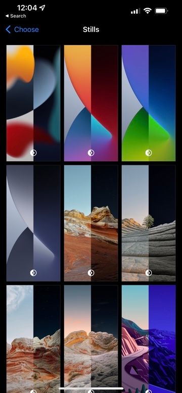 ios 15 stills iphone wallpaper