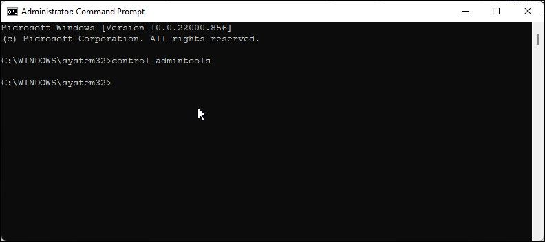 windows tools command prompt