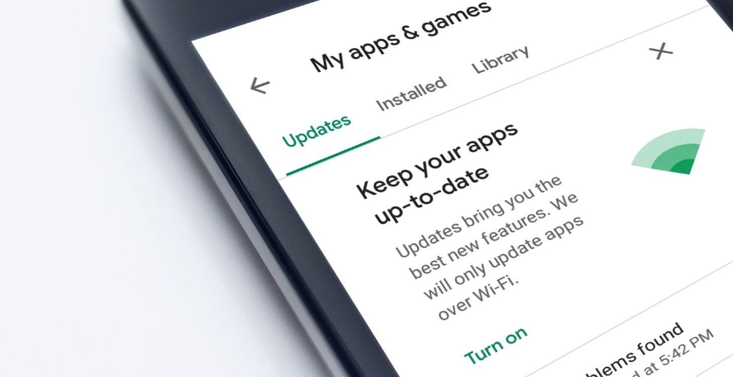 Google Play Store terlihat di layar smartpgone