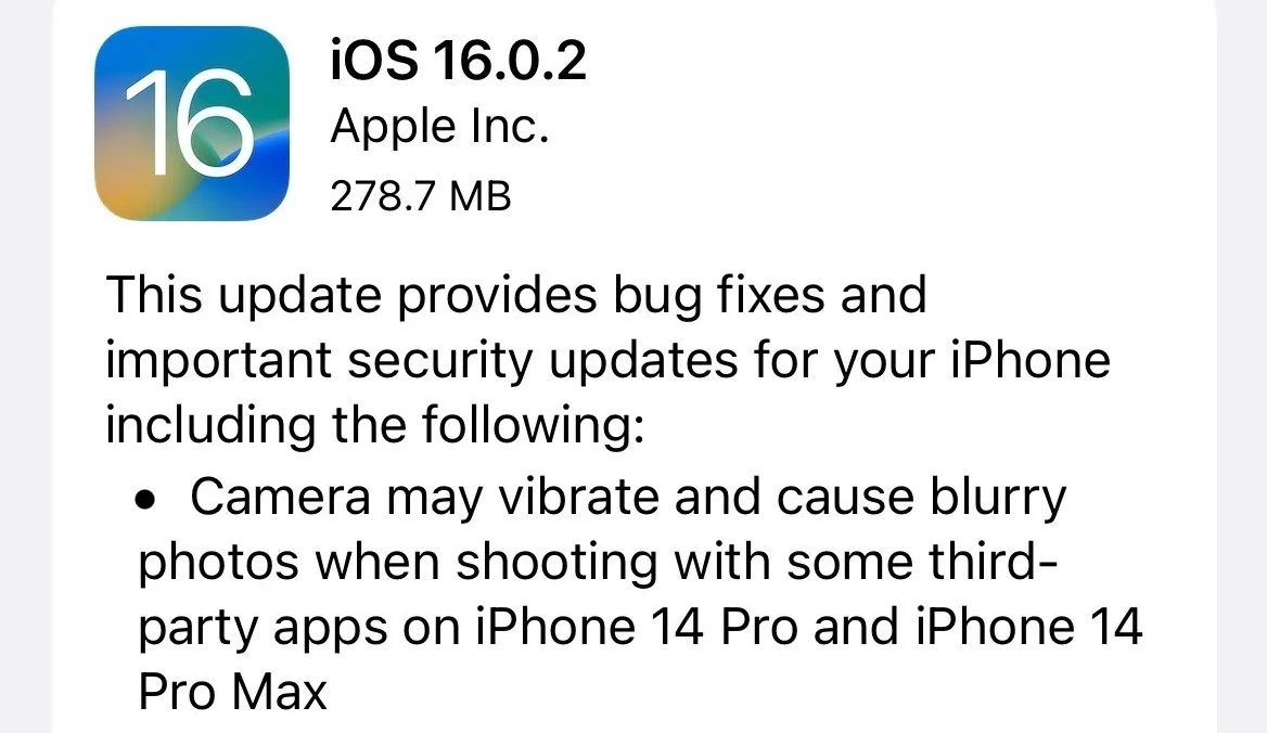 pembaruan perangkat lunak iOS 16