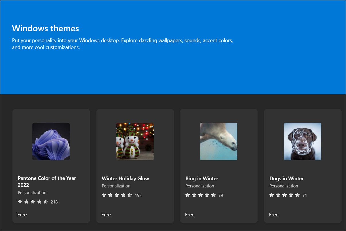 Tema Microsoft Store