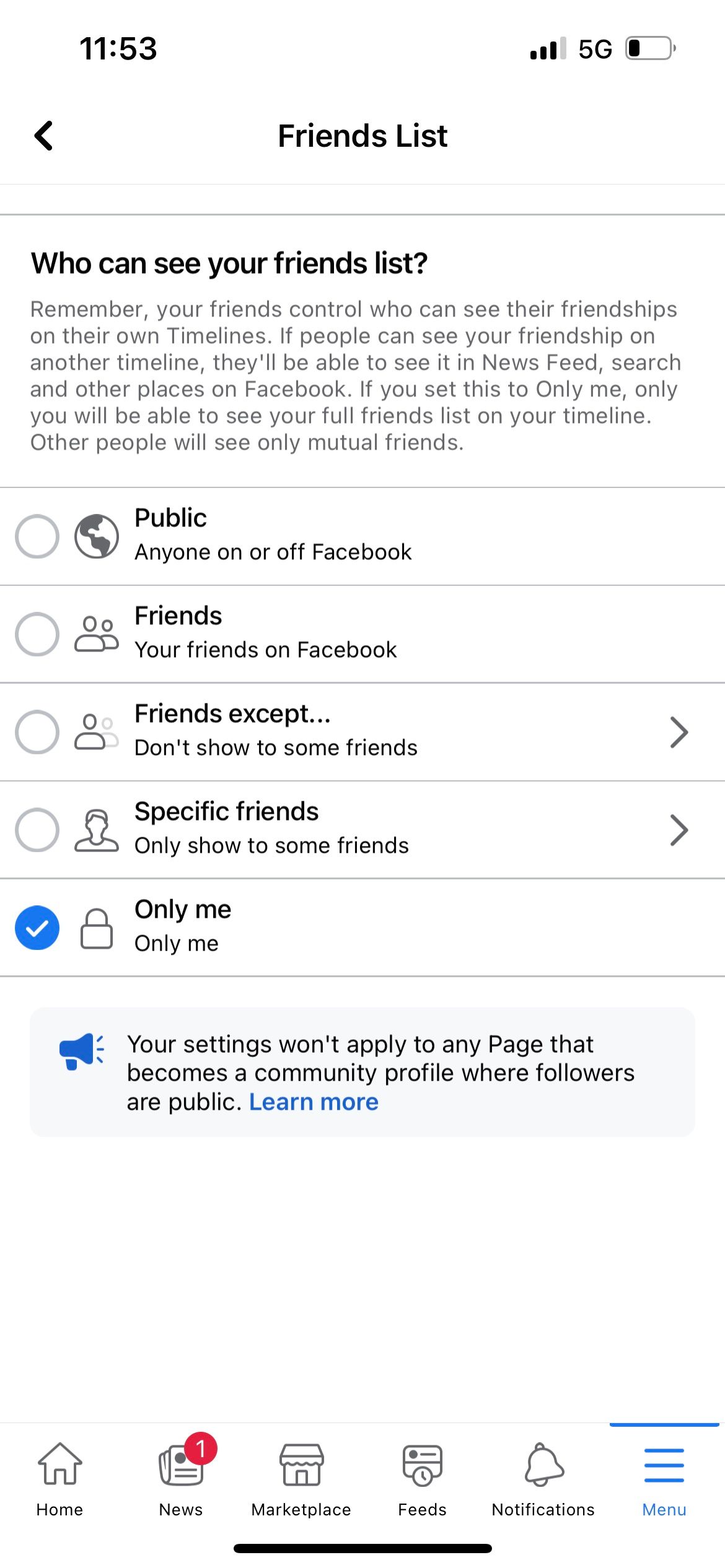 facebook siapa yang dapat melihat menu daftar teman Anda