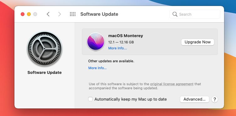 perbarui macOS ke Monterey