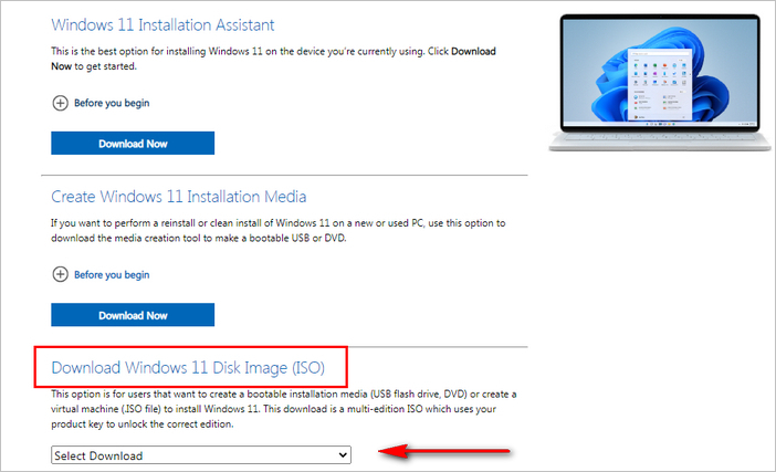 Unduh Windows 11 ISO Image