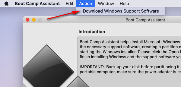 Unduh Perangkat Lunak Dukungan Windows BootCamp