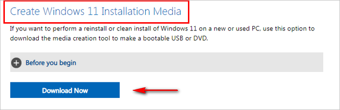 Alat Pembuatan Media Windows 11