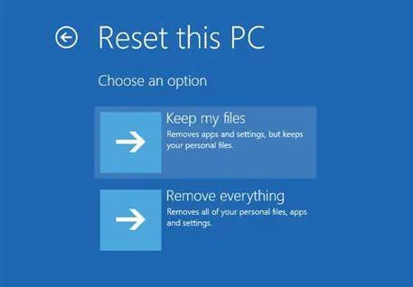 Windows 10 Factory Reset
