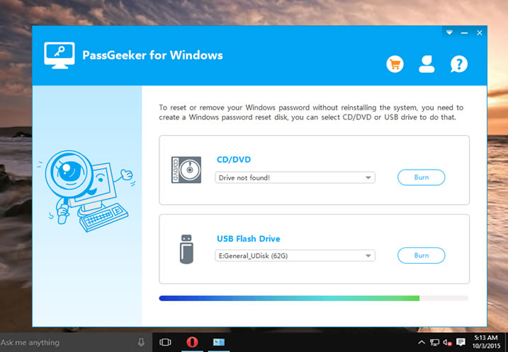 windows 10 password reset tool for usb