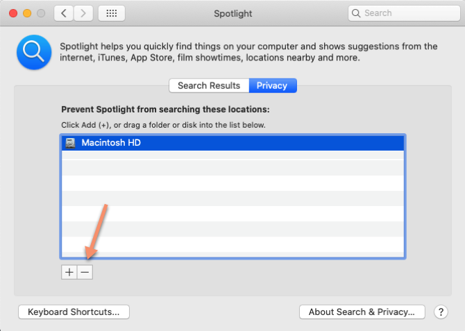 Mac Spotlight Reindex Shorter