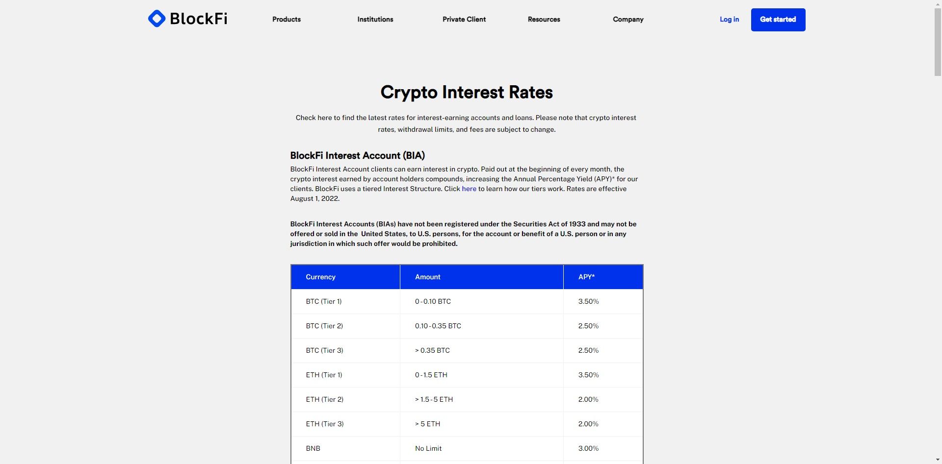 blockfi 암호화 이자율