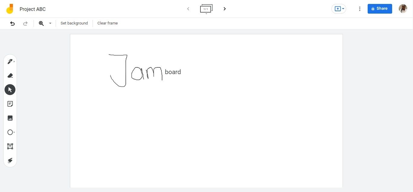 A project on Google Jambord