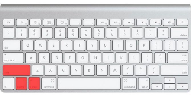 Apple Smart Keyboard Shift Control Option