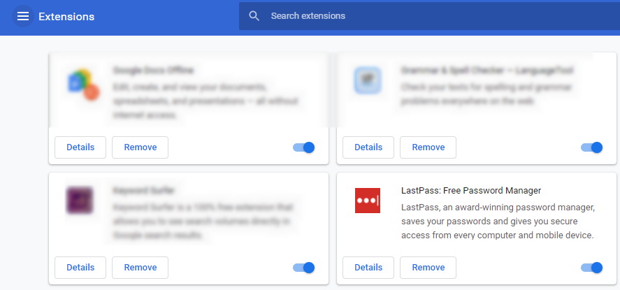 chrome extension lastpass