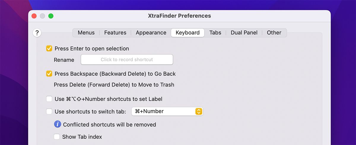 XtraFinder로 Finder 앱에 기능 추가