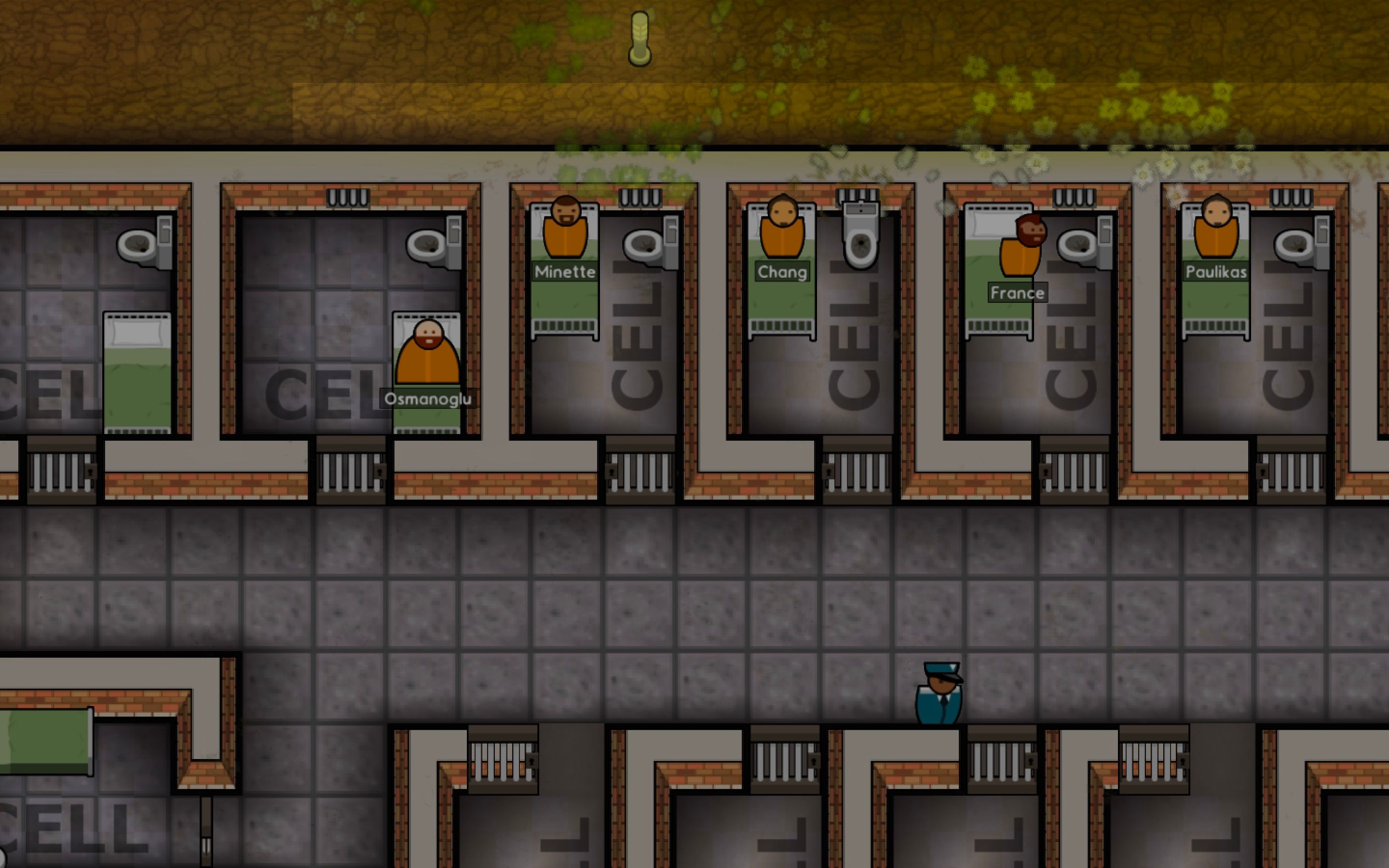 Prison Architect 게임 내 스크린샷