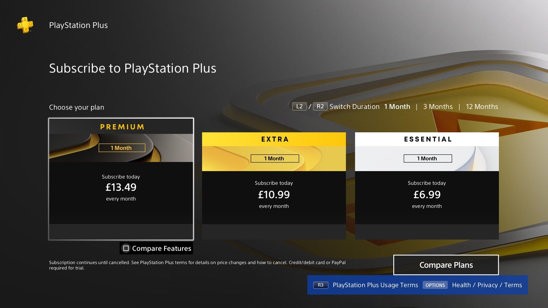 playstation plus 구독