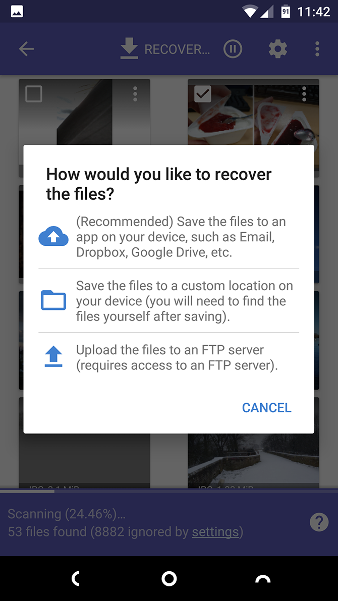 Disk Drill Android Recover Photos