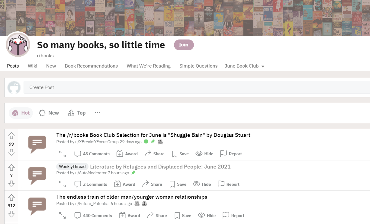 reddit books