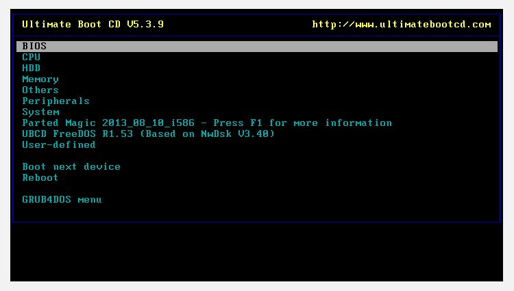 ultimate boot cd recovery drive