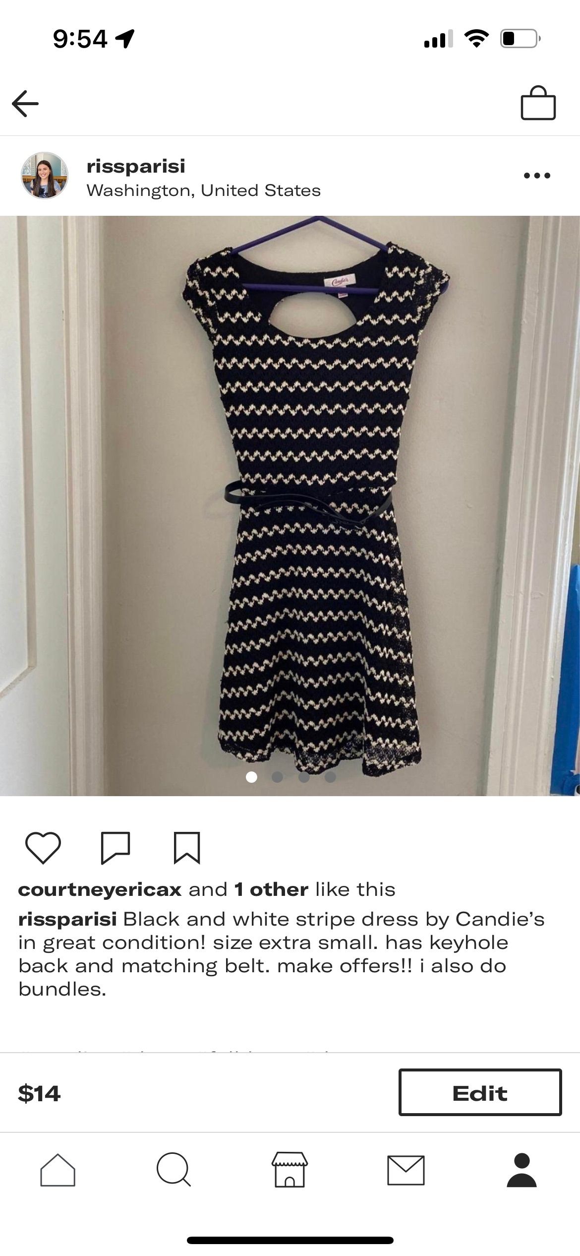 Depop list of adress