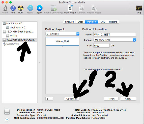 在 Mac 磁盤工具上將 ISO 刻錄到 USB